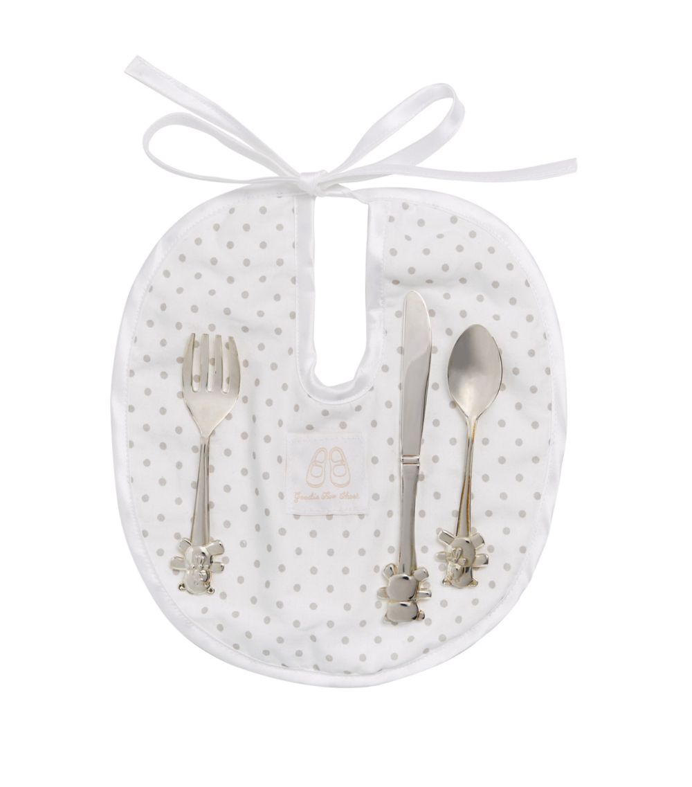 English Trousseau Kids English Trousseau Kids Cutlery And Bib Set