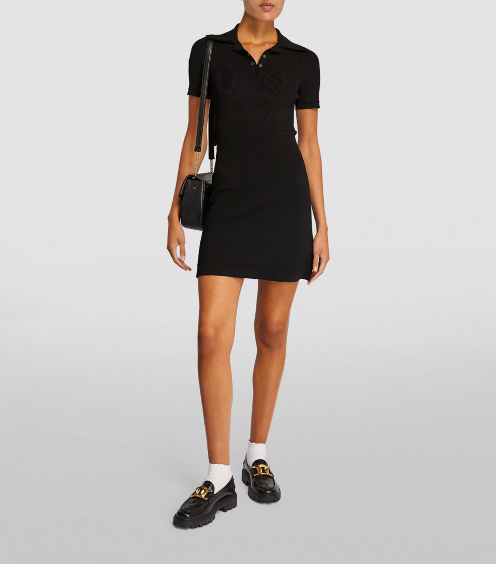  Sandro Rib-Knit Mini Dress