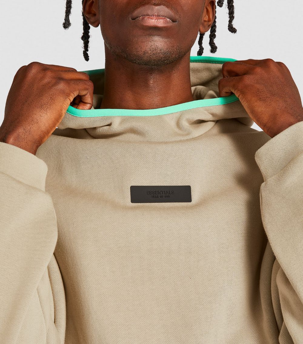 Fear Of God Essentials Fear Of God Essentials Logo-Patch Hoodie