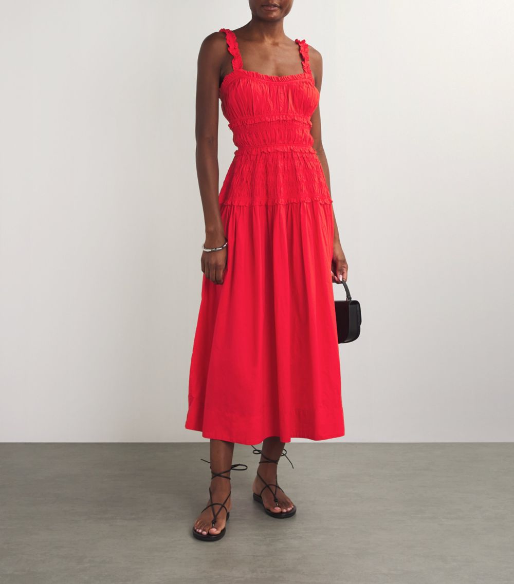 Dôen Dôen Cotton Marianne Midi Dress