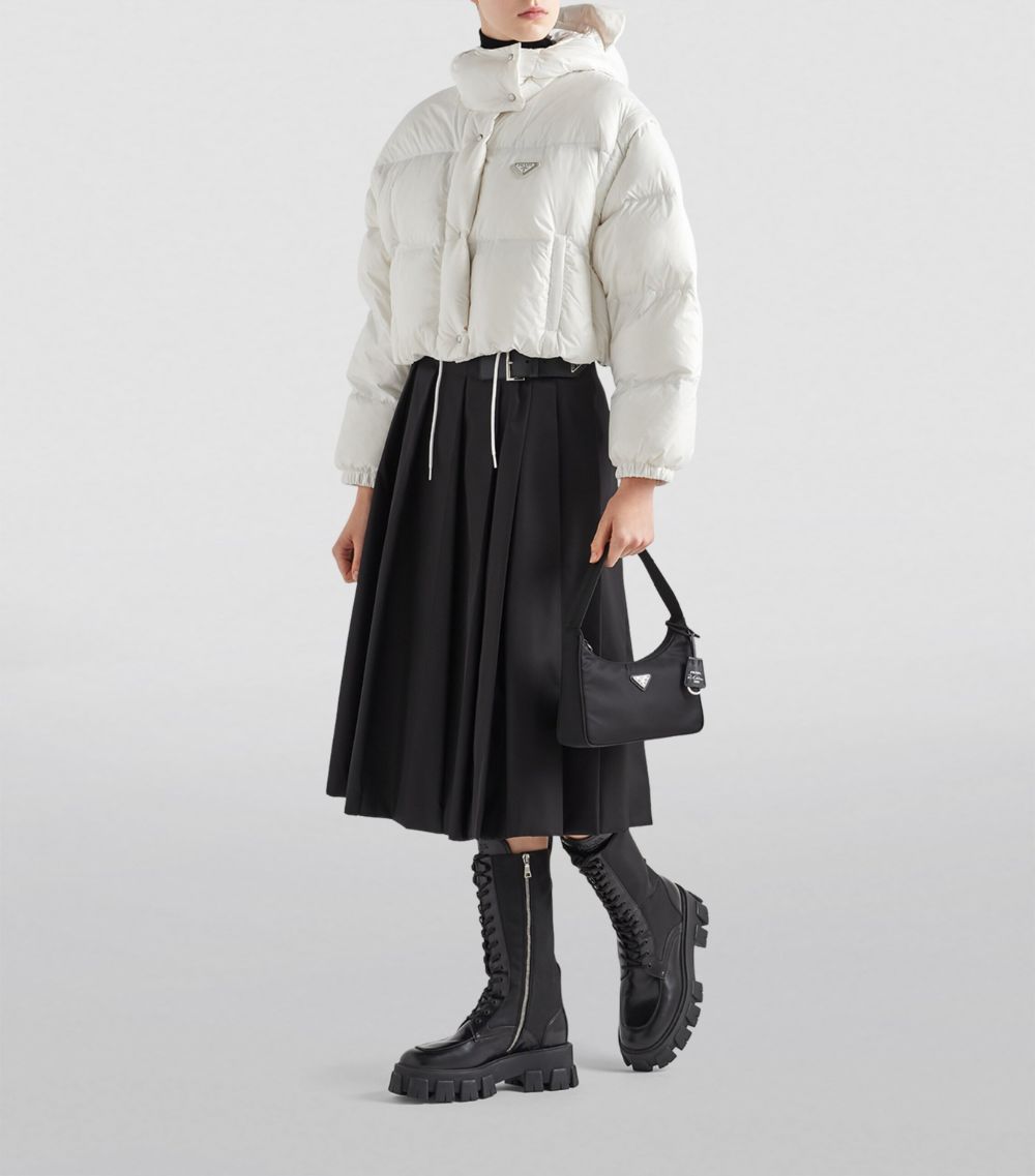 Prada Prada Crop Re-Nylon Puffer Jacket