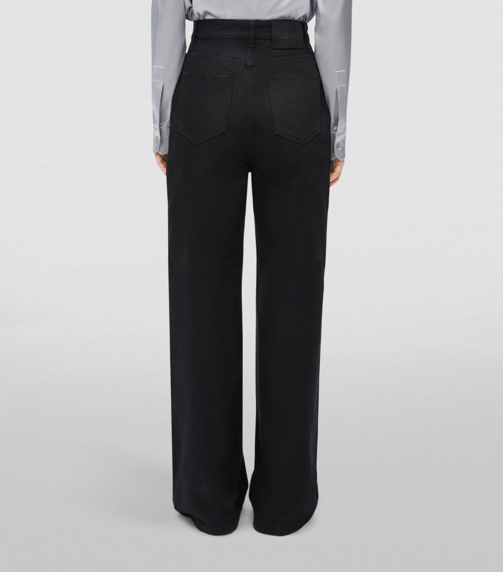 Loewe Loewe High-Waist Wide-Leg Jeans