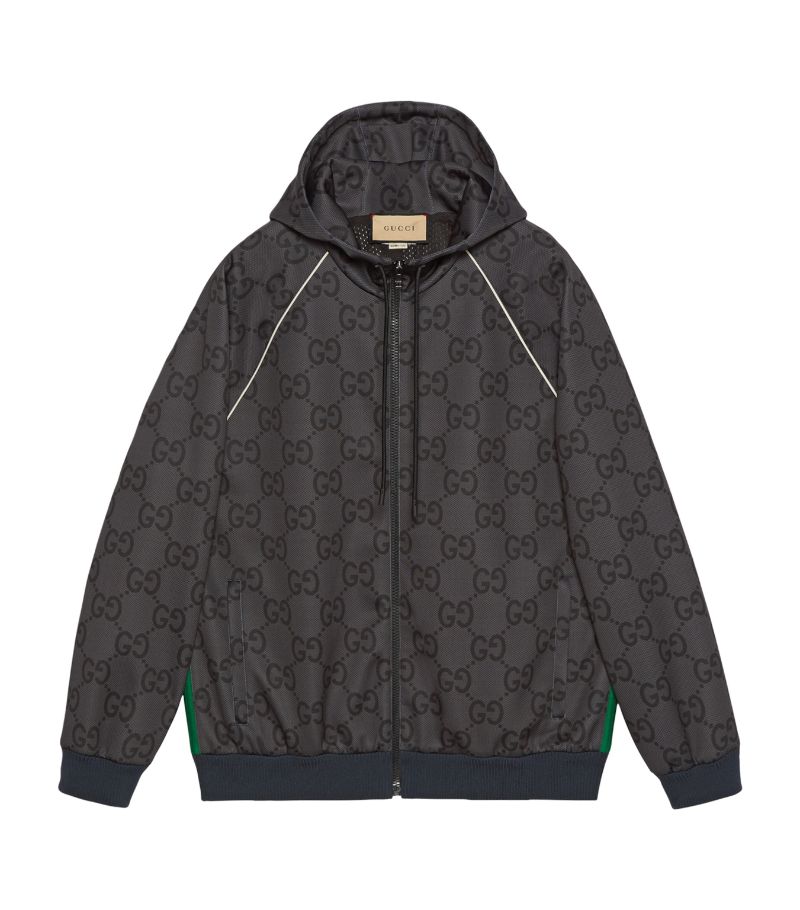 Gucci Gucci Jumbo Gg Hooded Jacket