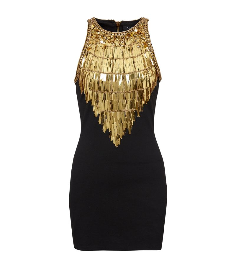 Balmain Balmain Embellished Mini Dress