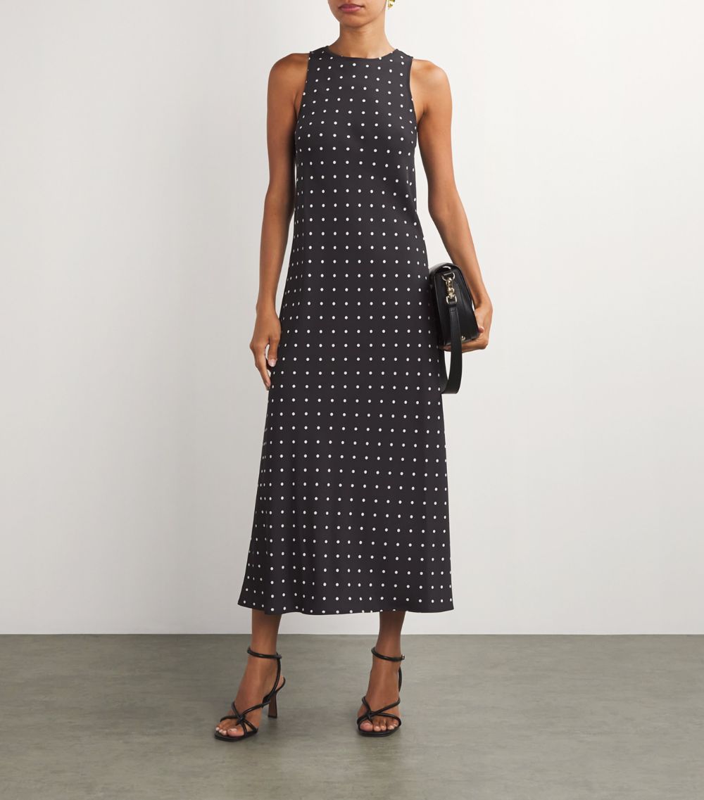 Max & Co. Max & Co. Polka-Dot Midi Dress