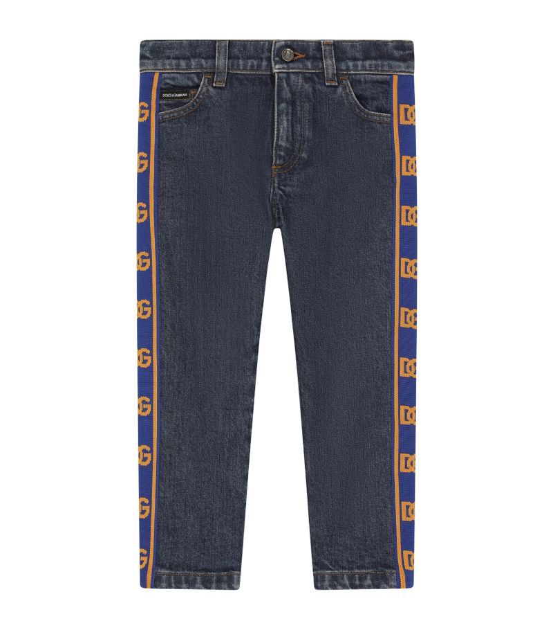 Dolce & Gabbana Dolce & Gabbana Kids Logo-Tape Jeans (2-6 Years)