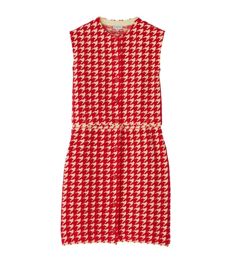 Burberry Burberry Houndstooth Mini Dress