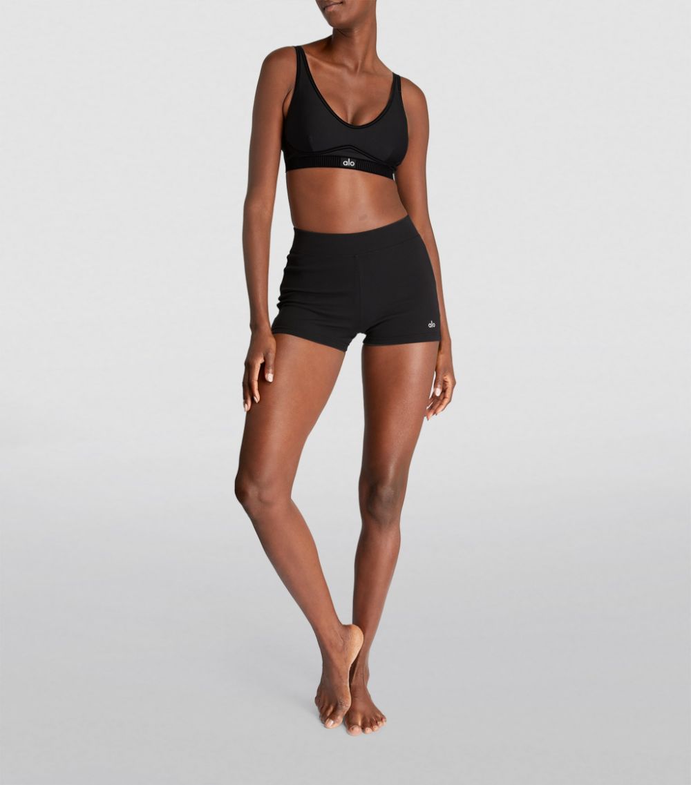 Alo Yoga Alo Yoga Ribbed Goddess Shorts