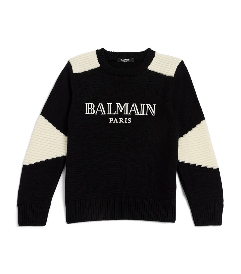 Balmain Balmain Kids Wool Logo Sweater (4-14 Years)