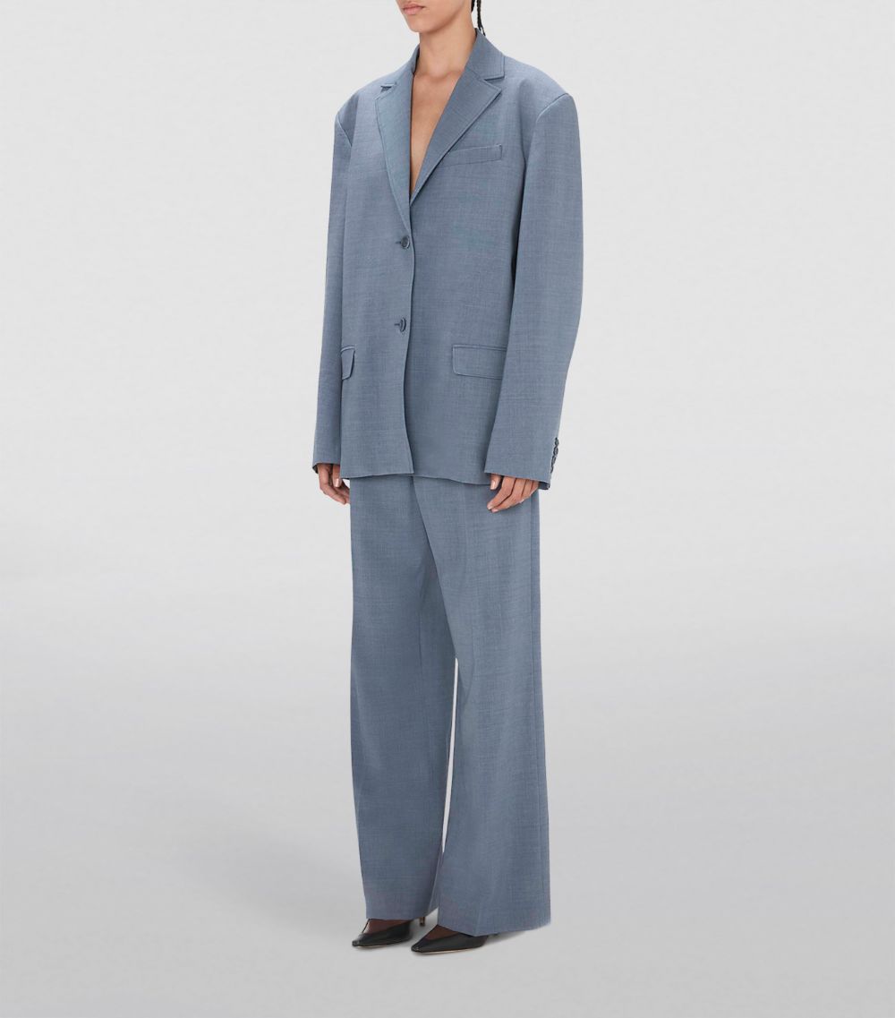 Jw Anderson Jw Anderson Virgin Wool Oversized Blazer