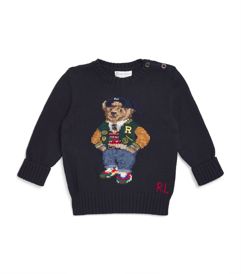 Ralph Lauren Kids Ralph Lauren Kids Cotton Polo Bear Sweater (3-24 Months)