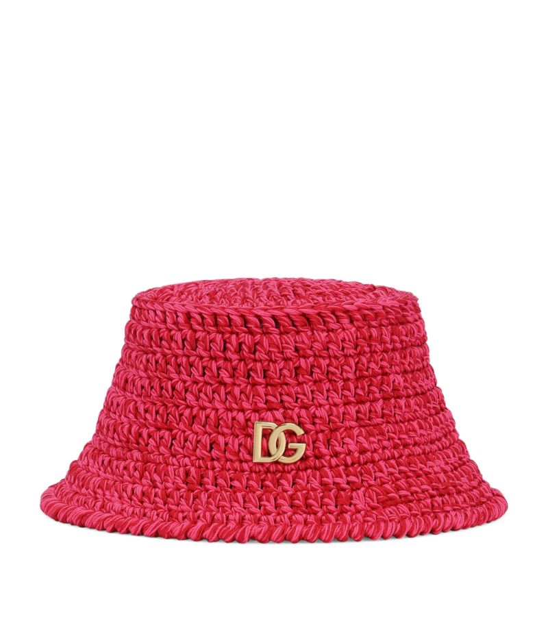 Dolce & Gabbana Dolce & Gabbana Kids Dg Millenials Logo Bucket Hat