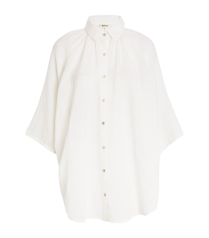 Boteh Boteh Cotton-Linen La Ponche Shirt