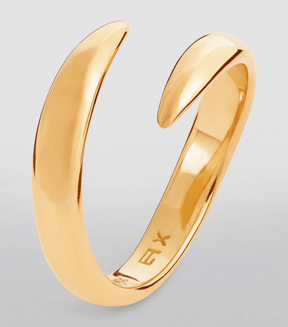 Eva Fehren Eva Fehren Yellow Gold Wrap Claw Ring (Size 3.5)