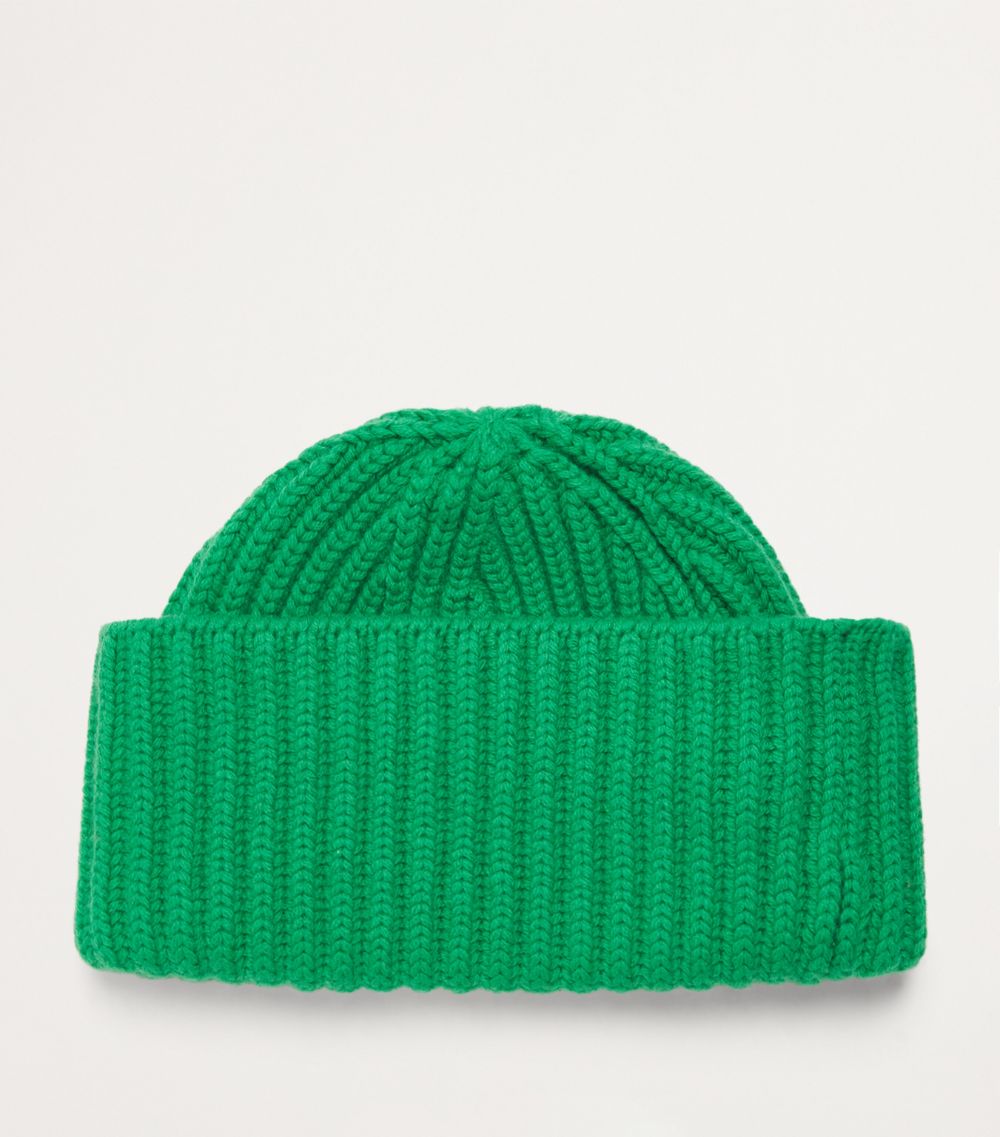  Drake'S Cashmere Ribbed Beanie