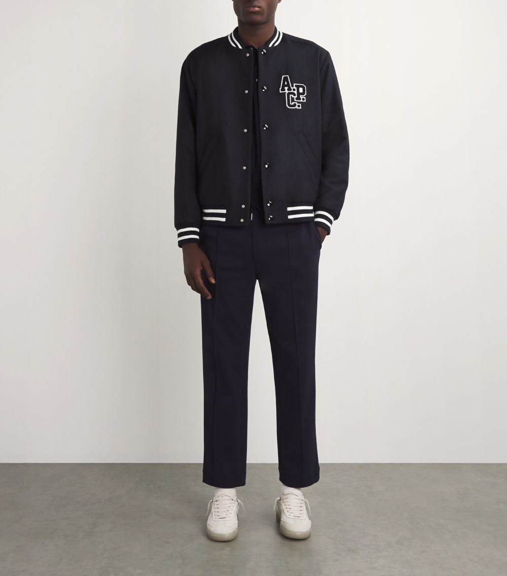 A.P.C. A. P.C. Varsity Logo Bomber Jacket