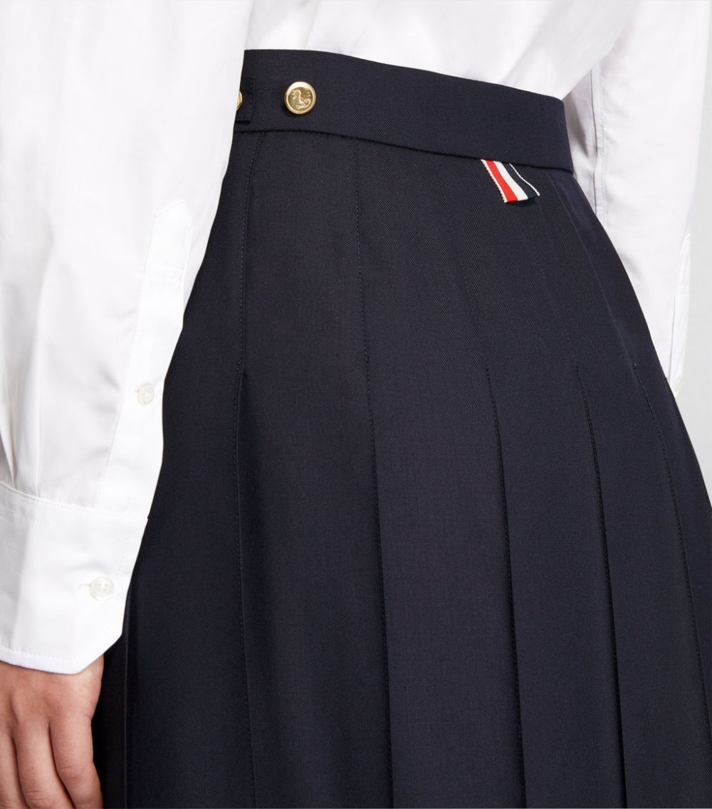 Thom Browne Thom Browne Pleated Maxi Skirt