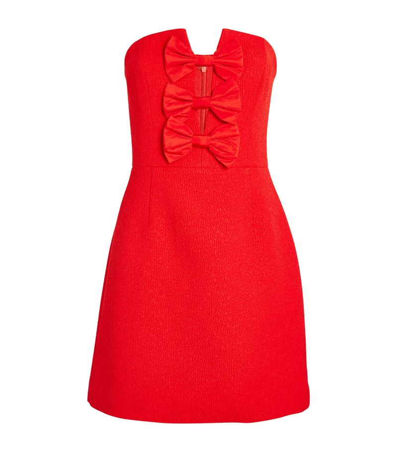  Rebecca Vallance Bow-Detail Chiara Mini Dress