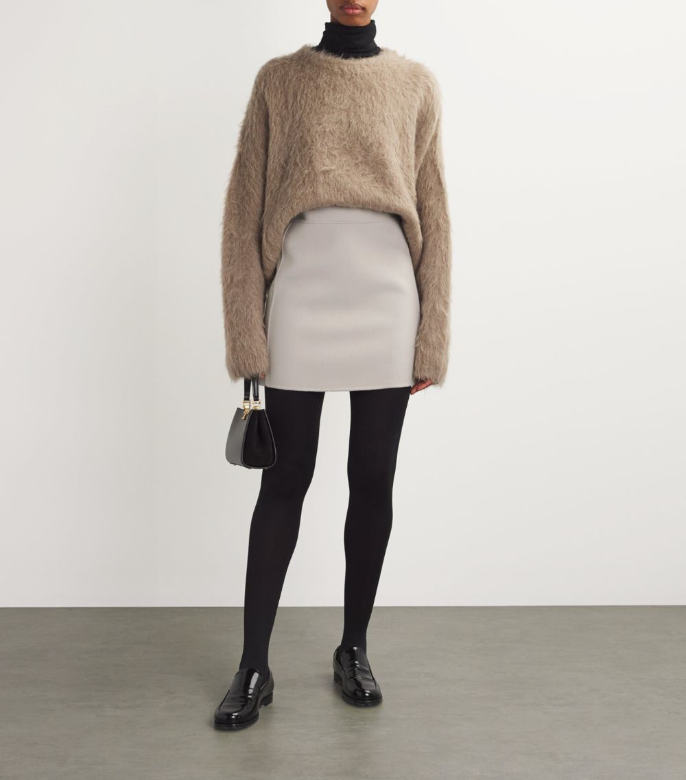 Max Mara Max Mara Virgin Wool Mini Skirt