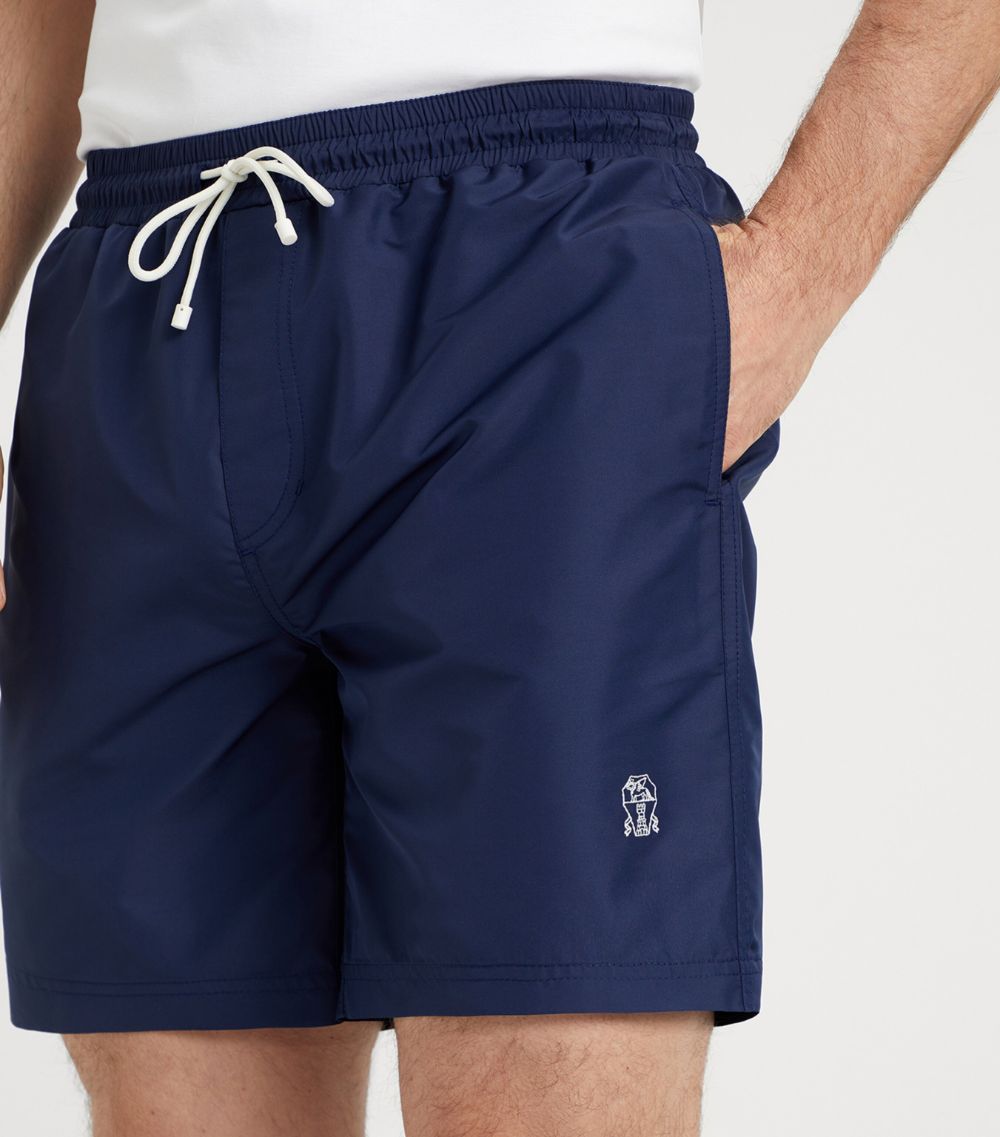 Brunello Cucinelli Brunello Cucinelli Logo Swim Shorts