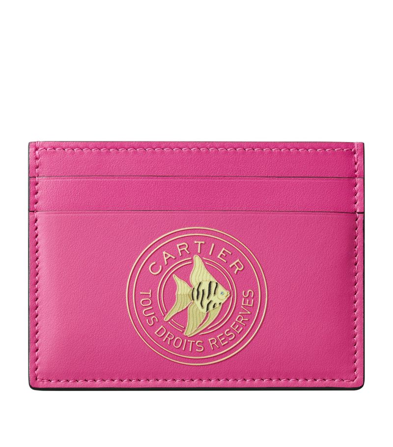 Cartier Cartier Leather Characters Card Holder