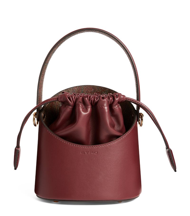 Etro ETRO Mini Leather Saturno Bucket Bag