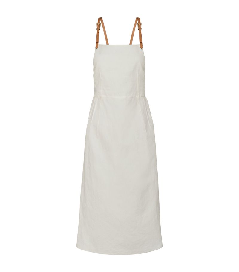 Prada Prada Linen Midi Dress