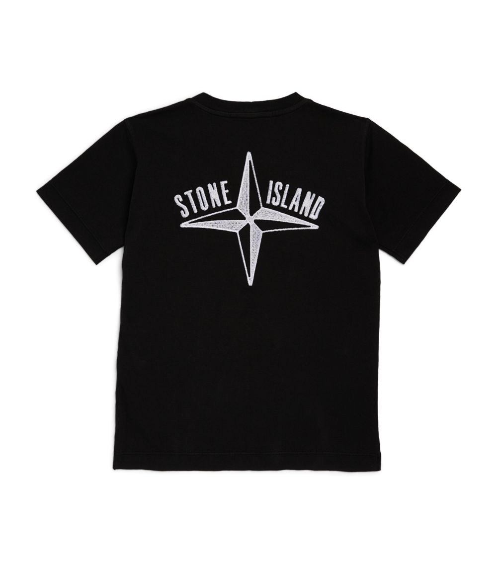 Stone Island Junior Stone Island Junior Cotton Logo T-Shirt (2-14 Years)