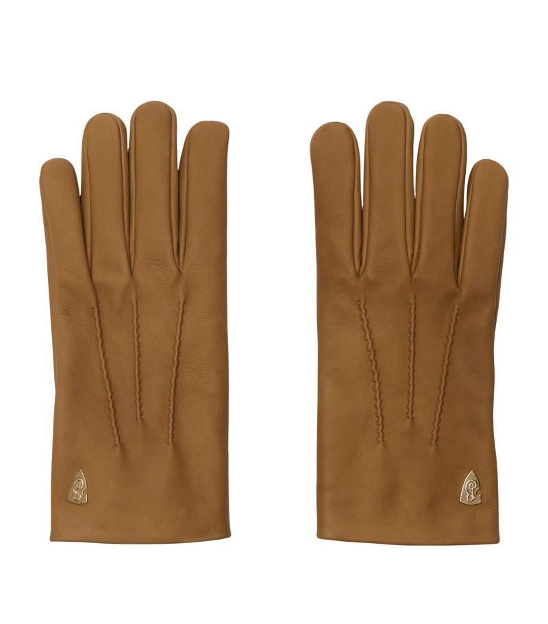 Burberry Burberry Leather B Shield Gloves