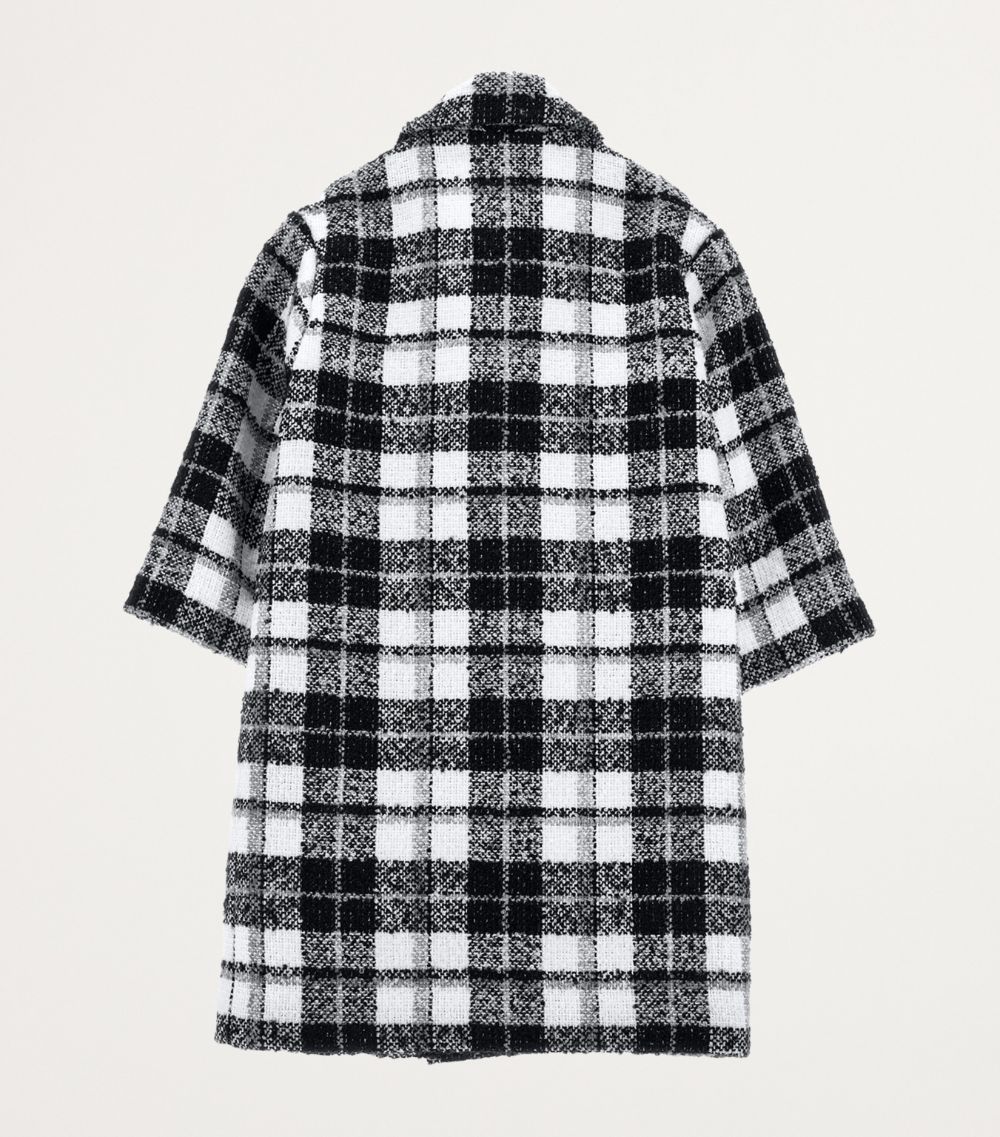 Monnalisa Monnalisa Bouclé Check Overcoat (2-12 Years)