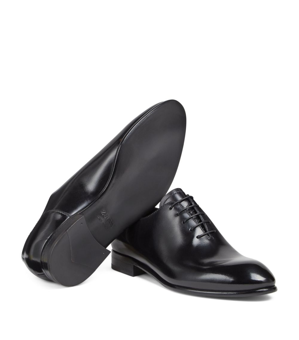 zegna Zegna Leather Vienna Oxford Shoes