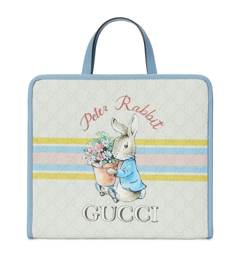 Gucci Gucci Kids X Peter Rabbit Gg Monogram Tote Bag