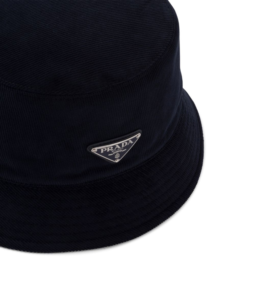 Prada Prada Corduroy Bucket Hat