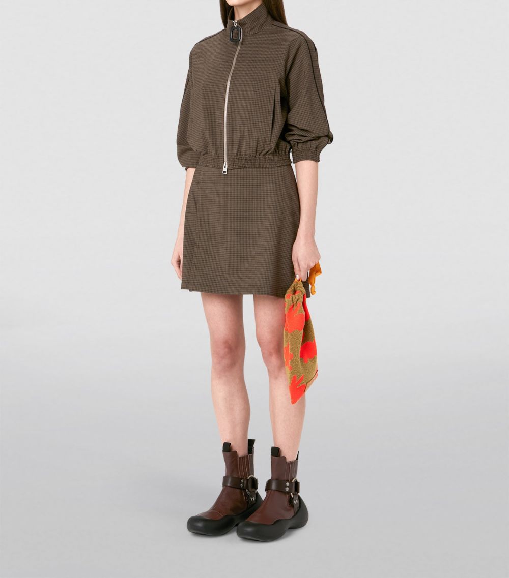 Jw Anderson JW Anderson Wool-Blend Padlock Mini Skirt