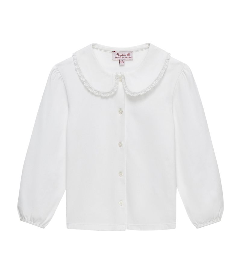 Trotters Trotters Lace-Trim Evelyn Blouse (2-4 Years)