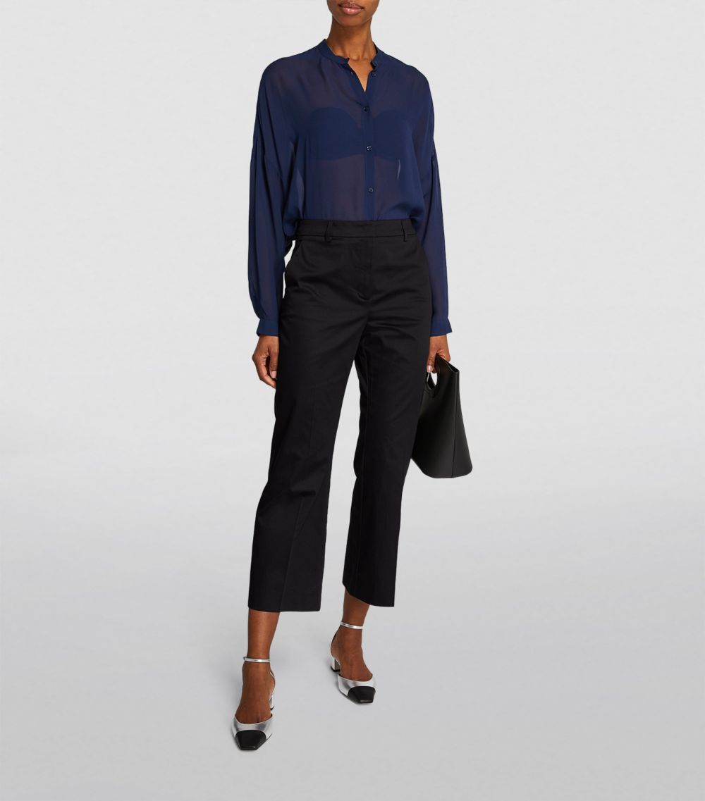 Max & Co. Max & Co. Cropped Straight-Leg Trousers