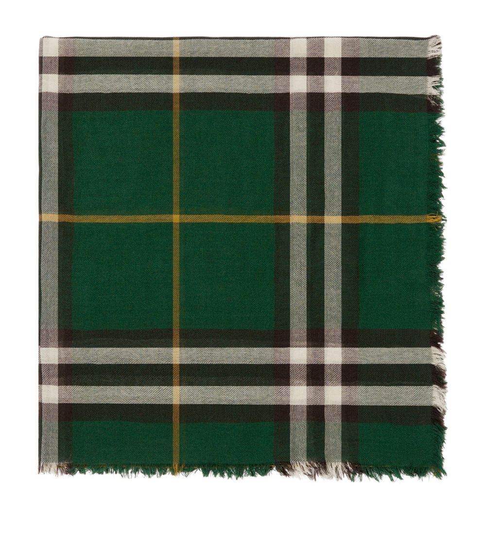 Burberry Burberry Wool Check Scarf