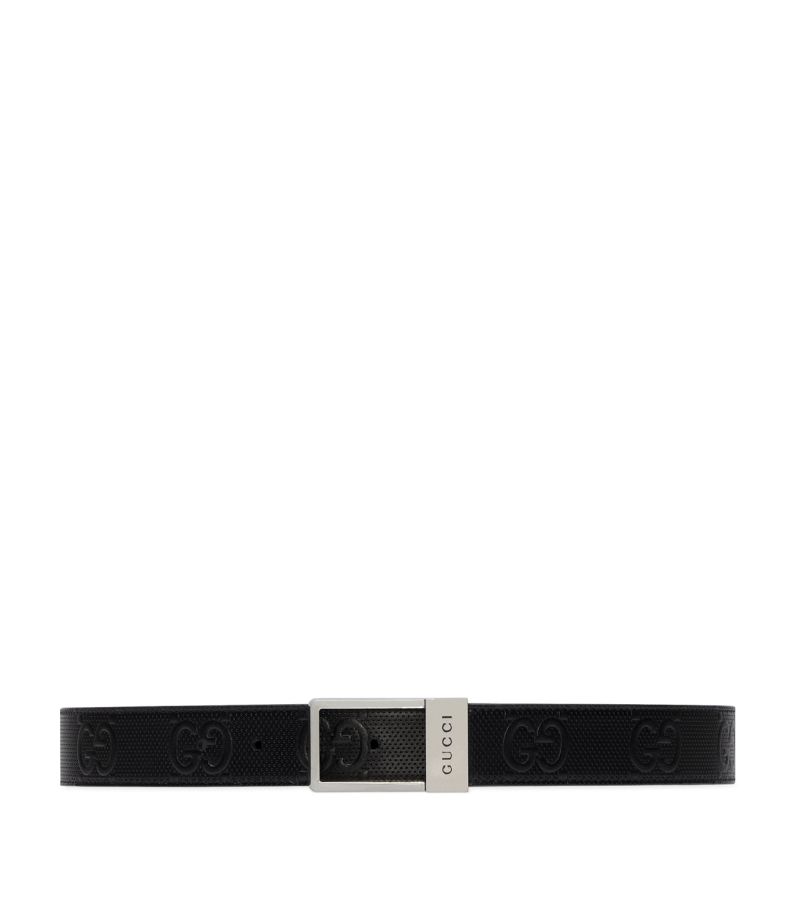 Gucci Gucci Leather Gg Belt