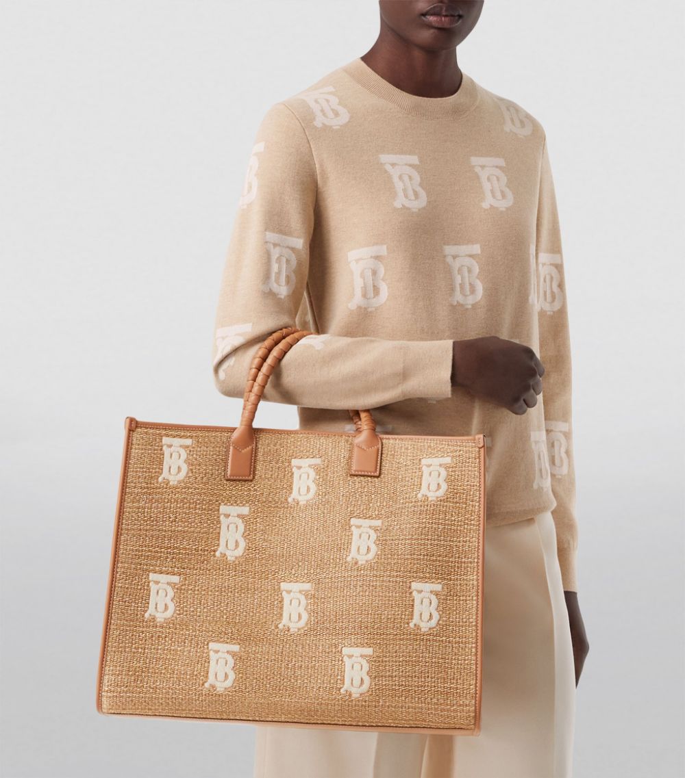 Burberry Burberry Large TB Monogram Freya Tote Bag