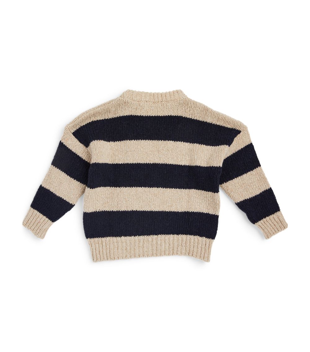 The New Society THE NEW SOCIETY Striped Tirso Sweater (4-16 Years)