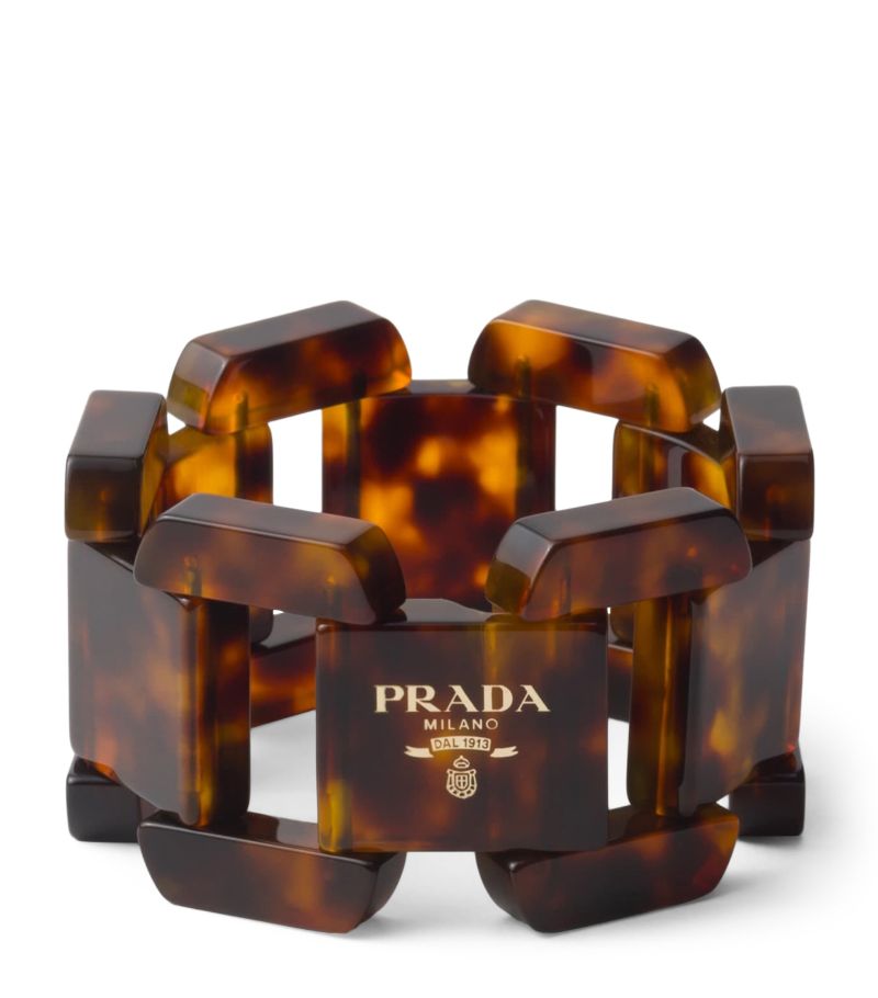 Prada Prada Plexiglass Logo Bracelet