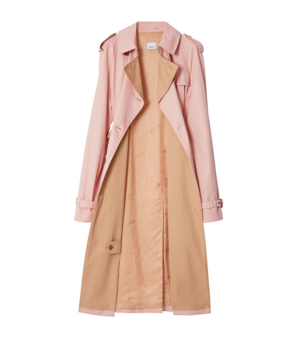 Burberry Burberry Cotton Gabardine Trench Coat