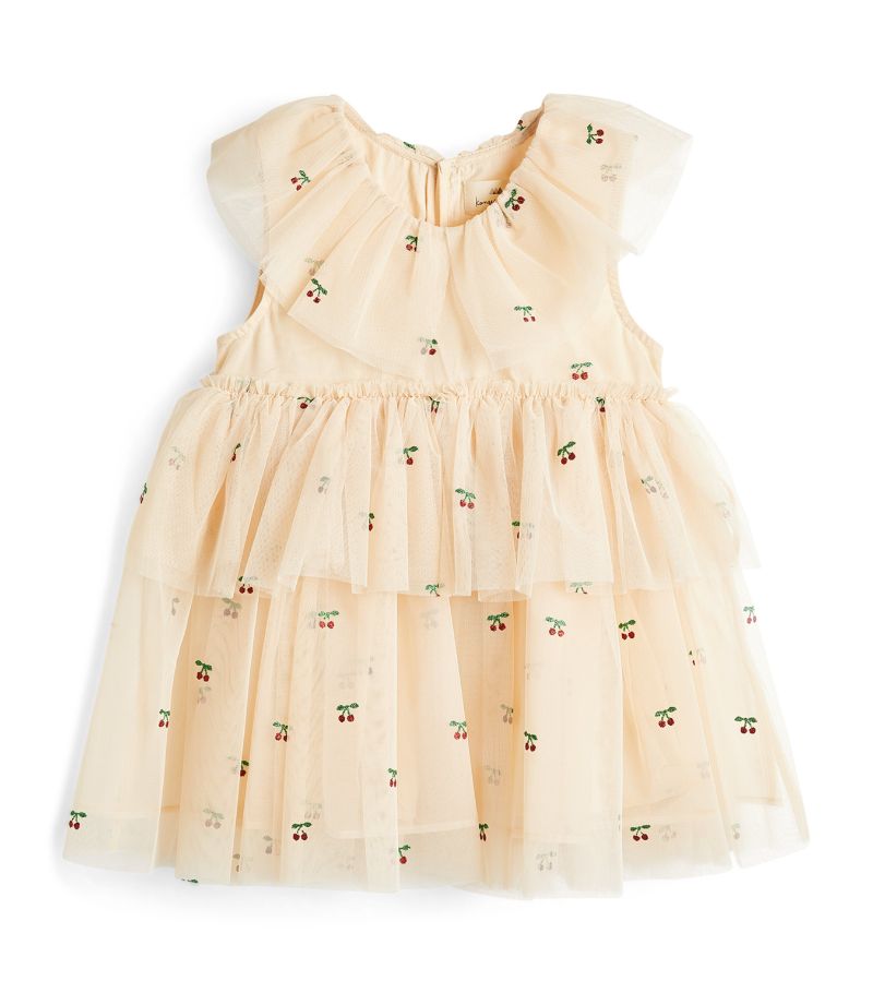 Konges Sløjd Konges Sløjd Cherry Embroidered Feya Dress (9 Months-4 Years)