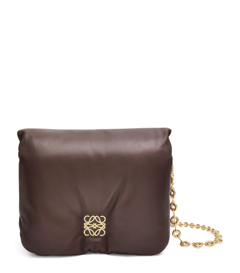 Loewe LOEWE Goya Anagram Puffer Chain Shoulder Bag