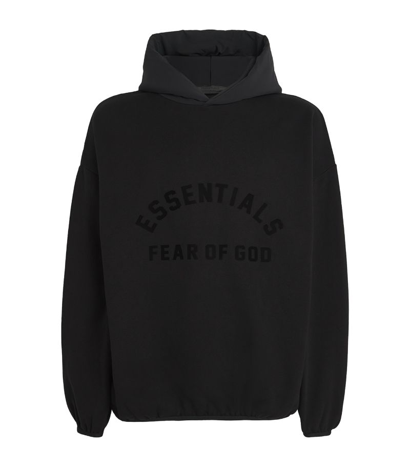 Fear Of God Essentials Fear Of God Essentials Cotton-Blend Logo Hoodie