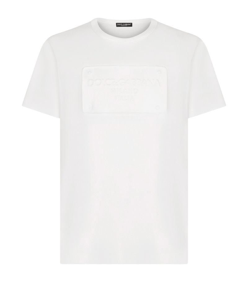 Dolce & Gabbana Dolce & Gabbana Embossed-Logo T-Shirt