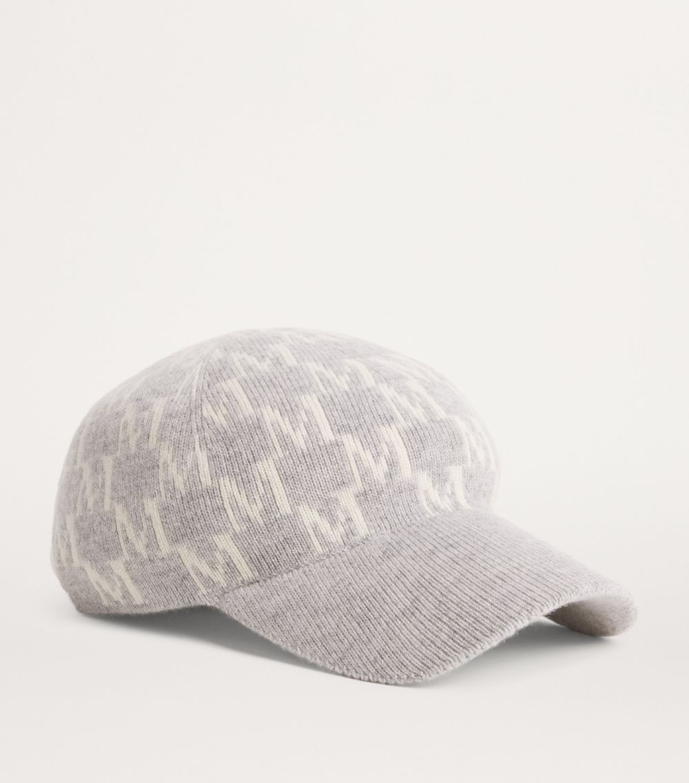 Max Mara Max Mara Cashmere Monogram Cap