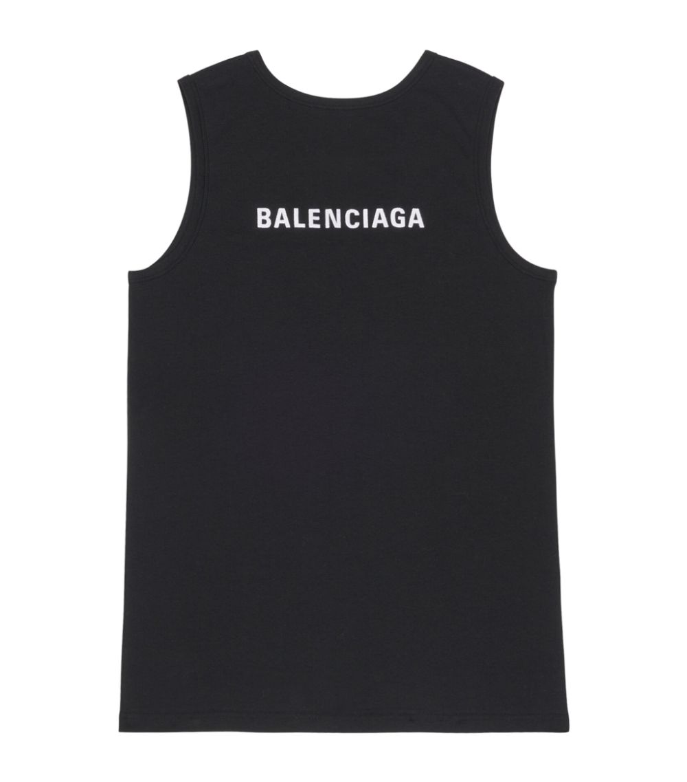 Balenciaga Balenciaga Sleeveless Logo Tank Top