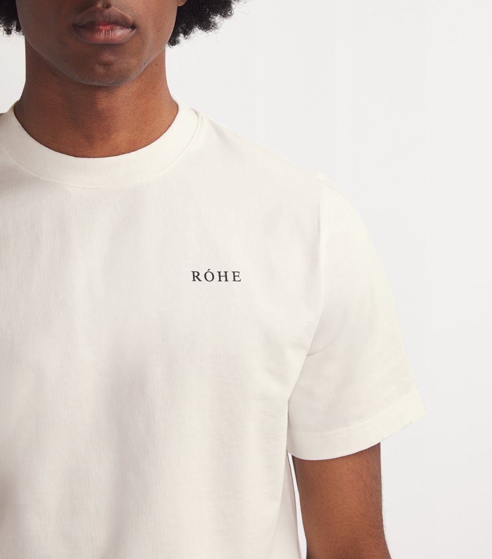 Róhe Róhe Organic Cotton Logo T-Shirt