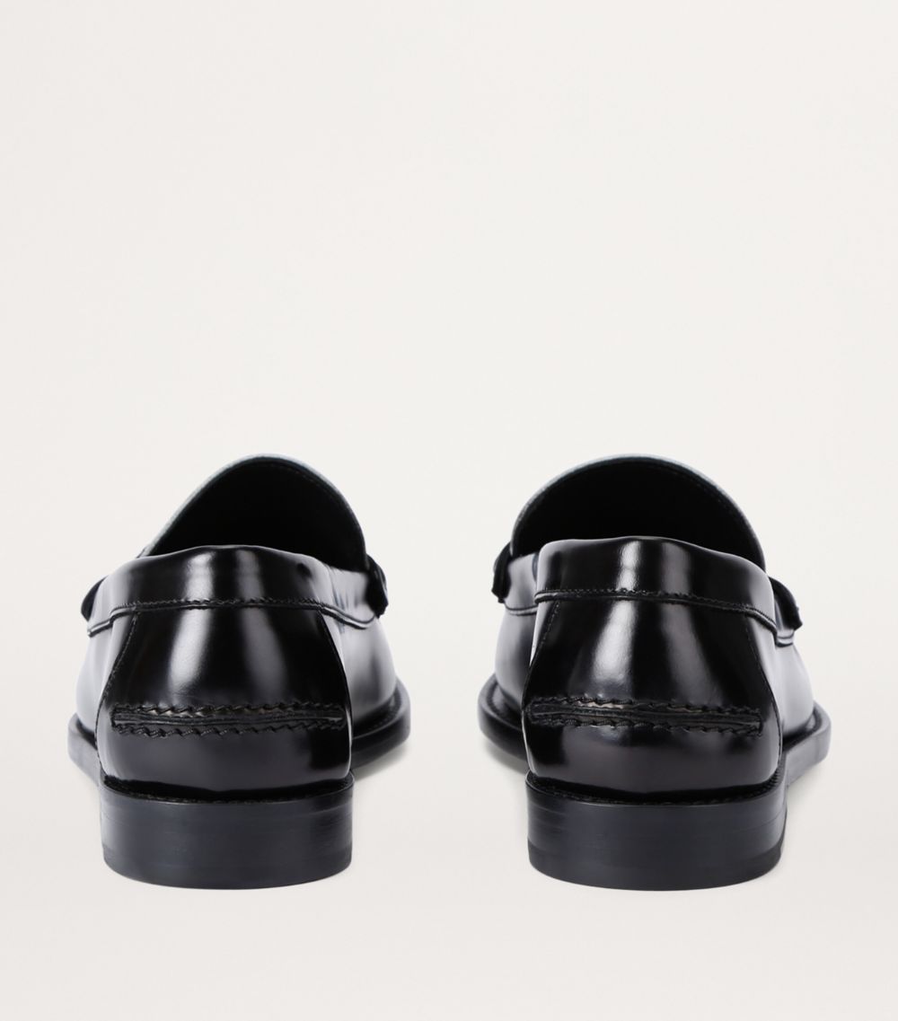 Versace Versace Leather Medusa Loafers